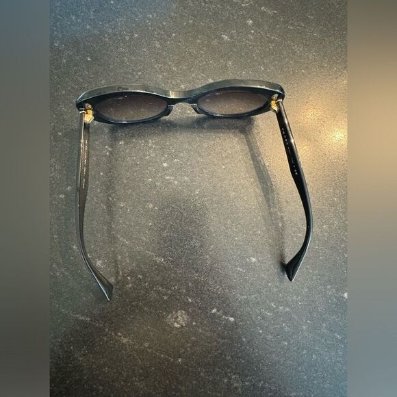 Prada Round Black Sunglasses Made in Italy main image 6